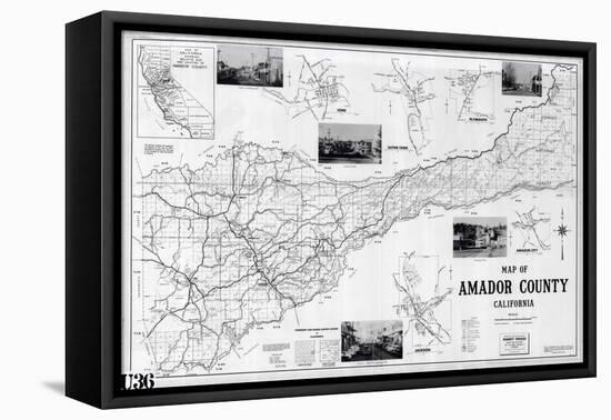 1955, Amador County 1955c, California, United States-null-Framed Stretched Canvas