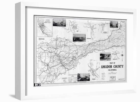 1955, Amador County 1955c, California, United States-null-Framed Giclee Print