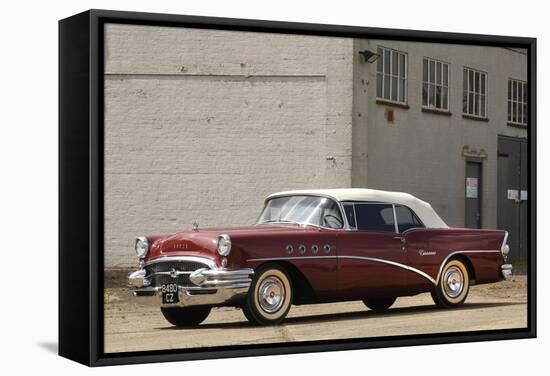 1955 Buick Century Convertible-null-Framed Stretched Canvas