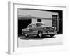 1955 Chev Belair 7 B&W-Clive Branson-Framed Photo