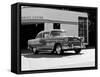 1955 Chev Belair 7 B&W-Clive Branson-Framed Stretched Canvas