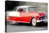 1955 Chevrolet Bel Air Coupe Watercolor-NaxArt-Stretched Canvas