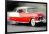 1955 Chevrolet Bel Air Coupe Watercolor-NaxArt-Framed Art Print