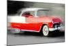 1955 Chevrolet Bel Air Coupe Watercolor-NaxArt-Mounted Art Print