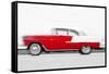 1955 Chevy Bel Air Watercolor-NaxArt-Framed Stretched Canvas