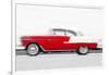 1955 Chevy Bel Air Watercolor-NaxArt-Framed Art Print