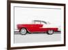 1955 Chevy Bel Air Watercolor-NaxArt-Framed Premium Giclee Print