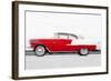 1955 Chevy Bel Air Watercolor-NaxArt-Framed Art Print