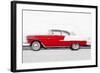 1955 Chevy Bel Air Watercolor-NaxArt-Framed Art Print