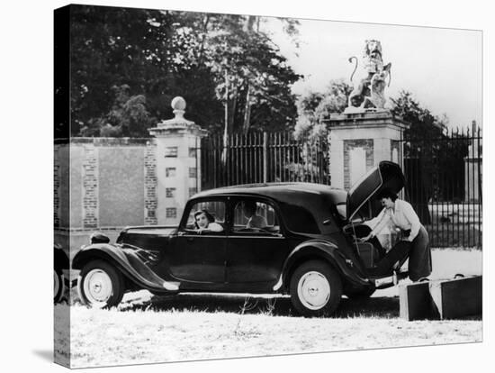 1955 Citroën II Légère Berline Car, (C1955)-null-Stretched Canvas