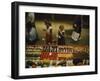 1955: Fairgoers as They Look at a Display of Produce at the Iowa State Fair, Des Moines, Iowa-John Dominis-Framed Photographic Print