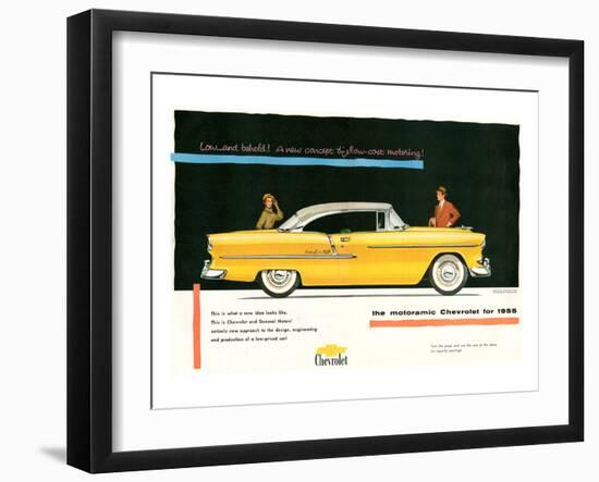 1955 GM Motoramic Chevrolet-null-Framed Art Print