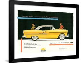 1955 GM Motoramic Chevrolet-null-Framed Art Print