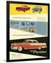 1955 GM Pontiac - Road to Roof-null-Framed Premium Giclee Print