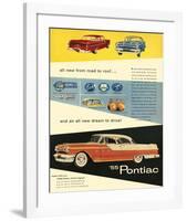 1955 GM Pontiac - Road to Roof-null-Framed Art Print