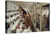 1955: Judges Examining Various Preserves and Butters, at the Iowa State Fair, Des Moines, Iowa-John Dominis-Stretched Canvas