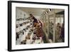 1955: Judges Examining Various Preserves and Butters, at the Iowa State Fair, Des Moines, Iowa-John Dominis-Framed Photographic Print