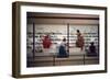 1955: Judges Examining Various Preserves and Butters, at the Iowa State Fair, Des Moines, Iowa-John Dominis-Framed Photographic Print