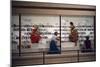 1955: Judges Examining Various Preserves and Butters, at the Iowa State Fair, Des Moines, Iowa-John Dominis-Mounted Photographic Print