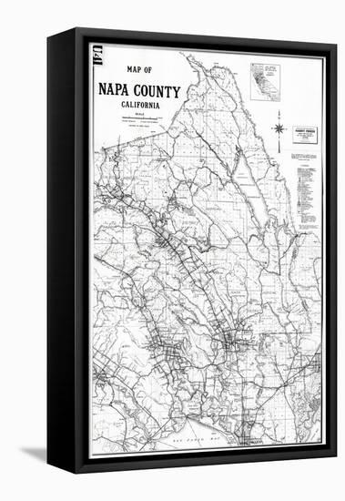 1955, Napa County 1955c, California, United States-null-Framed Stretched Canvas