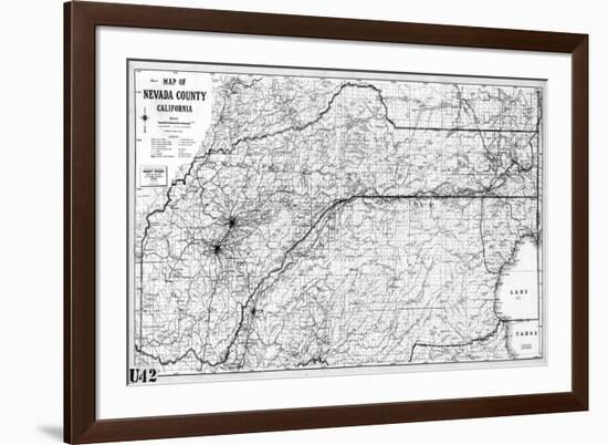 1955, Nevada County 1955c, California, United States-null-Framed Premium Giclee Print