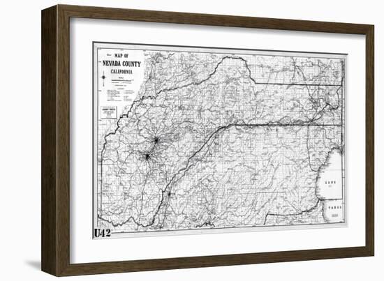 1955, Nevada County 1955c, California, United States-null-Framed Giclee Print