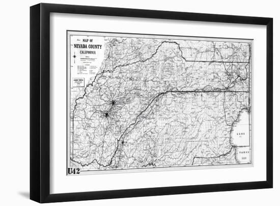 1955, Nevada County 1955c, California, United States-null-Framed Giclee Print
