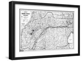 1955, Nevada County 1955c, California, United States-null-Framed Giclee Print