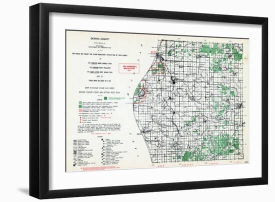 1955, Oceana County, Michigan, United States-null-Framed Giclee Print