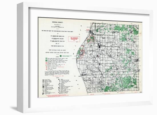 1955, Oceana County, Michigan, United States-null-Framed Giclee Print