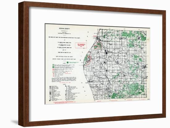 1955, Oceana County, Michigan, United States-null-Framed Giclee Print