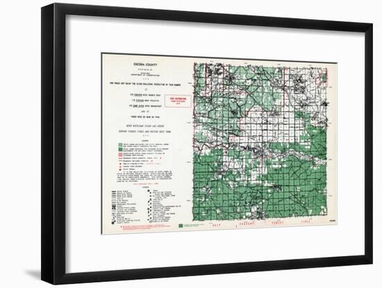 1955, Oscoda County, Michigan, United States-null-Framed Giclee Print