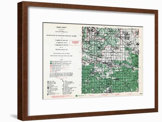 1955, Oscoda County, Michigan, United States-null-Framed Giclee Print