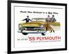 1955 Plymouth - in a Big Way-null-Framed Art Print