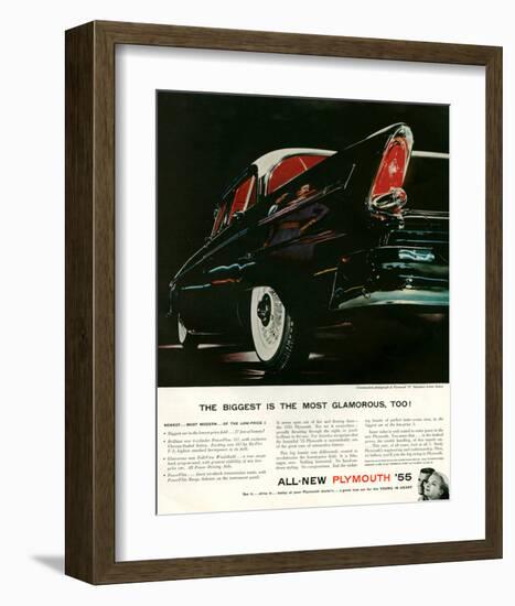 1955 Plymouth - Most Glamorous-null-Framed Art Print