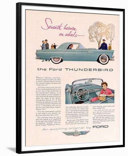 1955 Thunderbird 7th Heaven-null-Framed Premium Giclee Print