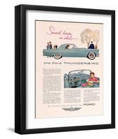 1955 Thunderbird 7th Heaven-null-Framed Art Print