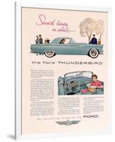 1955 Thunderbird 7th Heaven-null-Framed Art Print