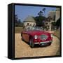 1956 Austin Healey 100 BM2-null-Framed Stretched Canvas