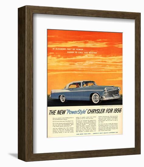 1956 Chrysler Newport-null-Framed Art Print