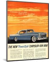 1956 Chrysler Newport-null-Mounted Art Print