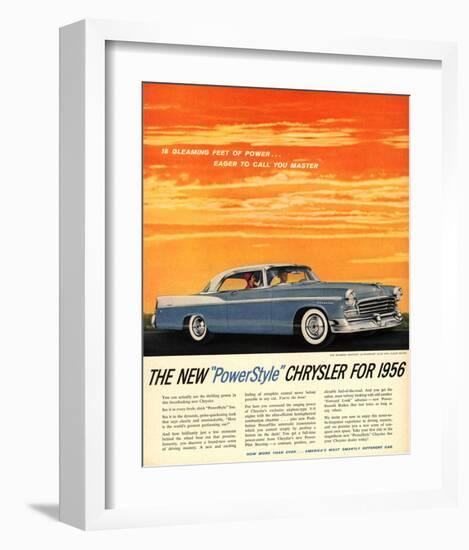 1956 Chrysler Newport-null-Framed Art Print