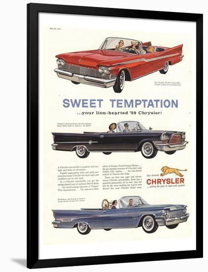 1956 Chrysler-Sweet Temptaion-null-Framed Premium Giclee Print