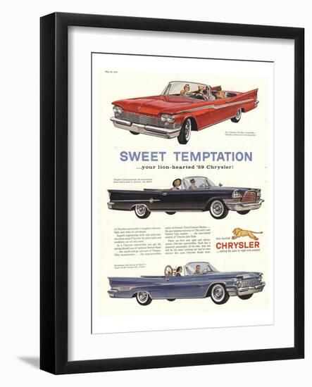 1956 Chrysler-Sweet Temptaion-null-Framed Art Print