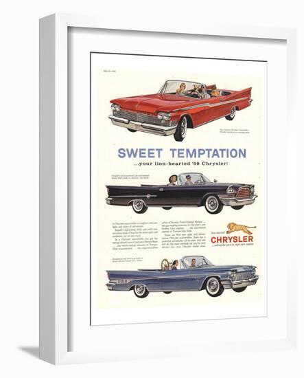 1956 Chrysler-Sweet Temptaion-null-Framed Art Print