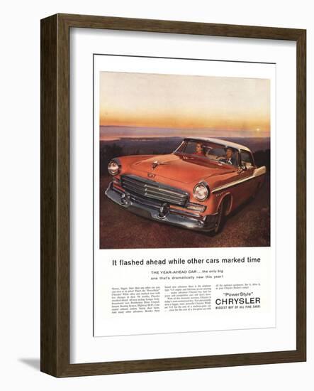 1956 Chrysler - Year-Ahead Car-null-Framed Art Print