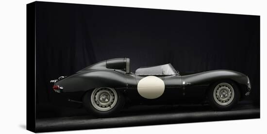 1956 Jaguar D type-null-Stretched Canvas