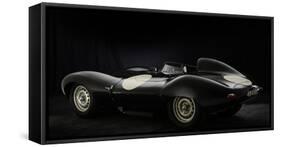 1956 Jaguar D type-null-Framed Stretched Canvas