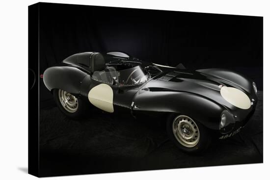 1956 Jaguar D type-null-Stretched Canvas