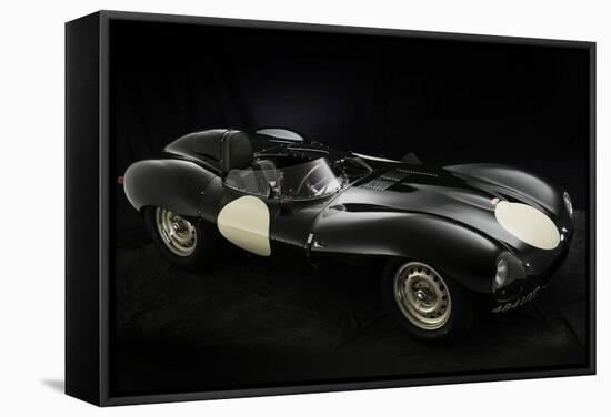 1956 Jaguar D type-null-Framed Stretched Canvas